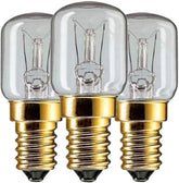 Pack of three E14 base 15W replacement bulbs for Himalayan salt lamps
