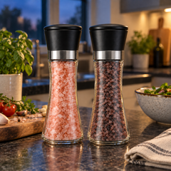 Glass Salt Grinder (Set of 2)