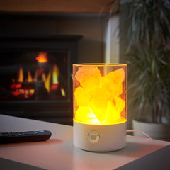 Multi Color Crystal USB Salt Lamp with Chunks
