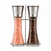 Glass Salt Grinder (Set of 2) – studio product photo on a plain white background