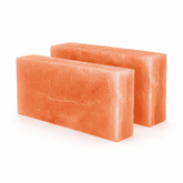 Natural Himalayan Salt Brick (Pack of 2) – studio product photo on a plain white background