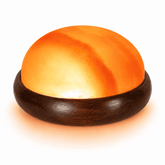 Himalayan Salt Crystal Foot Massage Stone – studio product photo on a plain white background