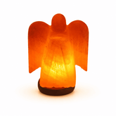 Angel Shape Himalayan Salt Lamp – studio product photo on a plain white background
