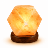 Diamond Himalayan Salt Lamp (USB Multi-Colour) – studio product photo on a plain white background