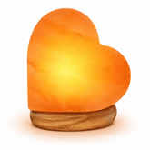 Heart Shape Himalayan Salt Lamp – studio product photo on a plain white background