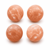 Himalayan Salt Massage Balls (Set of 4) – studio product photo on a plain white background
