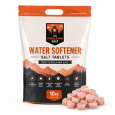10Kg Water Softener Salt Tablets – studio product photo on a plain white background