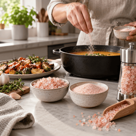 Coarse vs. Fine Himalayan Salt — When to Use Each