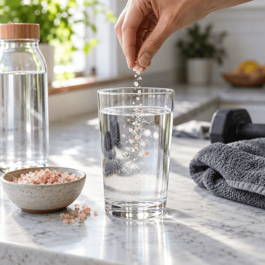Himalayan Salt for Hydration — Adding a Pinch to Water (Evidence-Based Guide)
