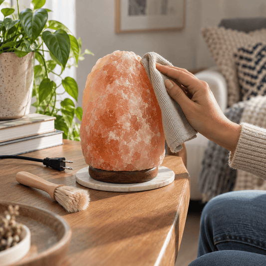 How to Clean a Salt Lamp — Safe, Water-Free Methods