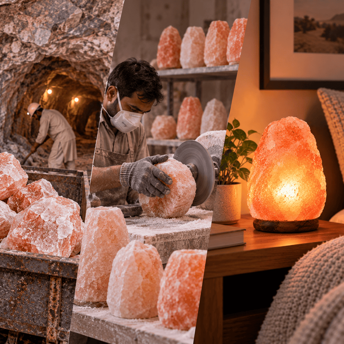 How Himalayan Salt Lamps Are Handcrafted — From Khewra Mine to Your Home