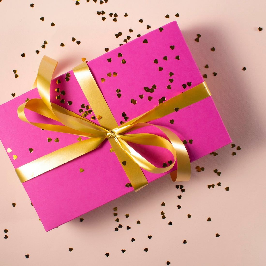 Wrapped gift box with ribbon, representing Himalayan salt products as a popular gift