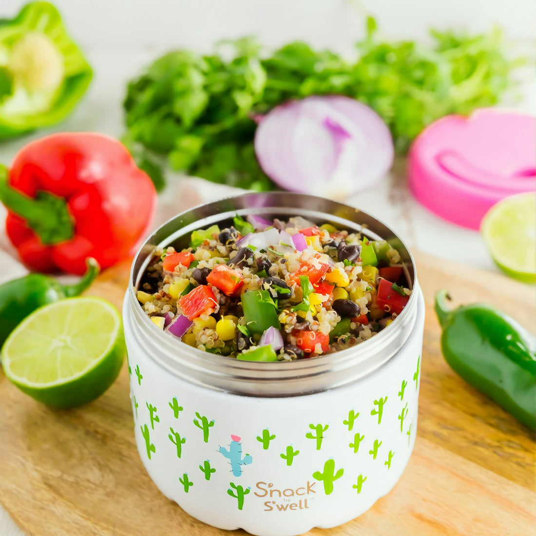 Fresh vegetable salad in a bowl, a naturally gluten-free dish seasoned with Himalayan salt