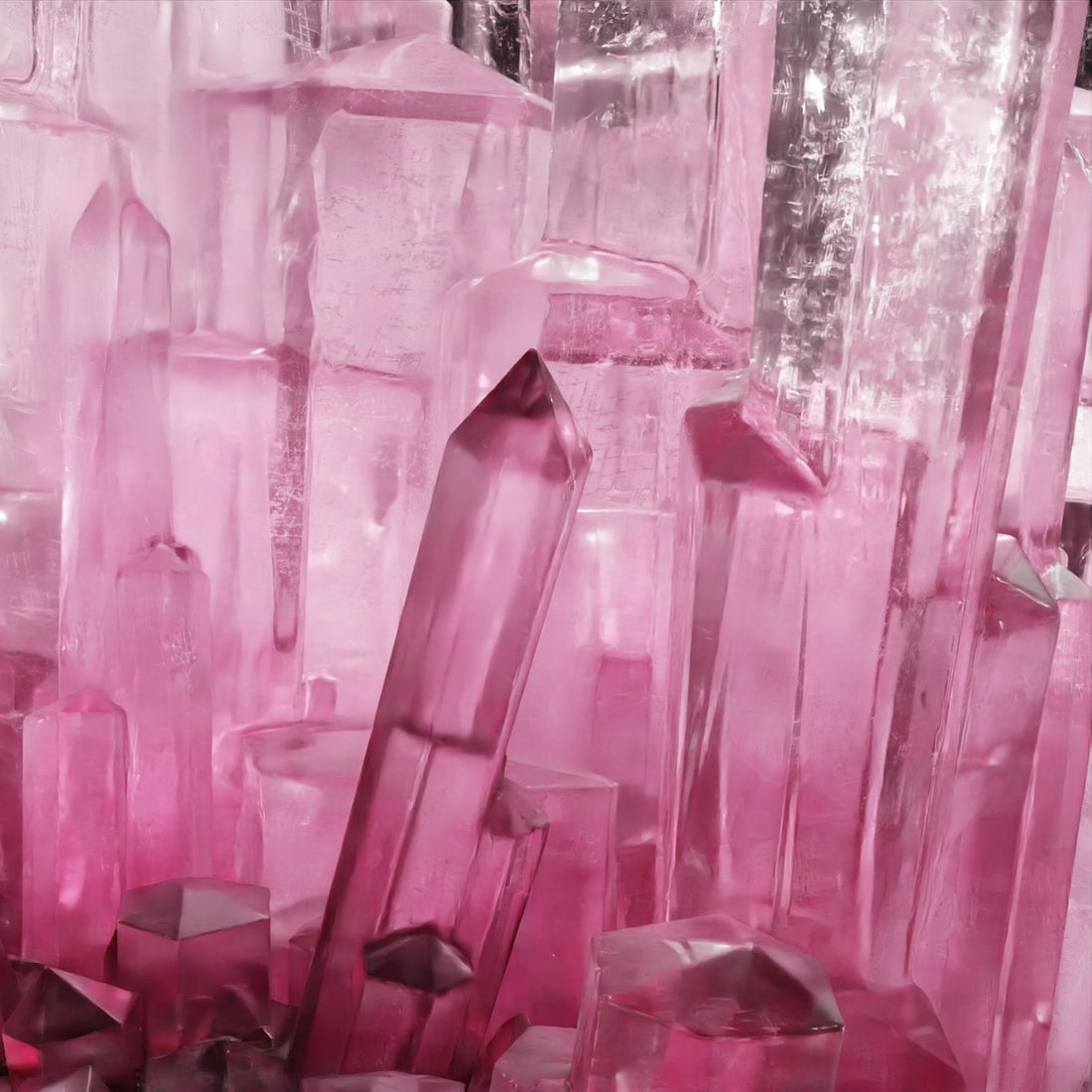 Pile of raw pink salt crystals, the natural, unprocessed mineral behind non-GMO claims