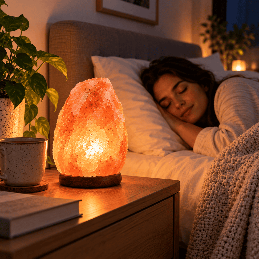 Salt Lamp in the Bedroom — Sleep, Warm Light and Placement
