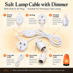 Dimmer Cable for Salt Lamp