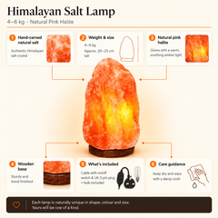 Himalayan Salt Lamp (4-6 kg)