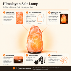 Himalayan Salt Lamp (2-3 kg)
