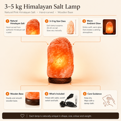 Himalayan Salt Lamp (3-5 kg)