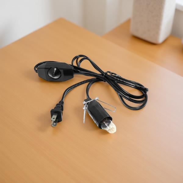 Salt lamp Black Cable