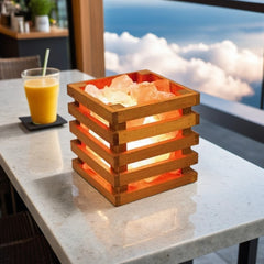 Wood Square Basket