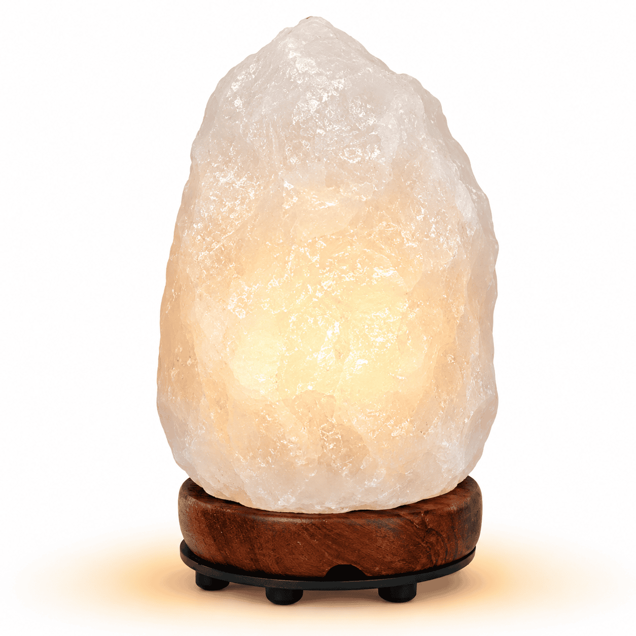 Crystal Himalayan Salt Lamp (3-5kg) – studio product photo on a plain white background