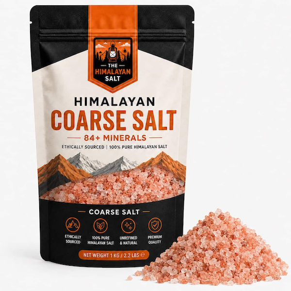 Himalayan Coarse Salt (1kg) – studio product photo on a plain white background