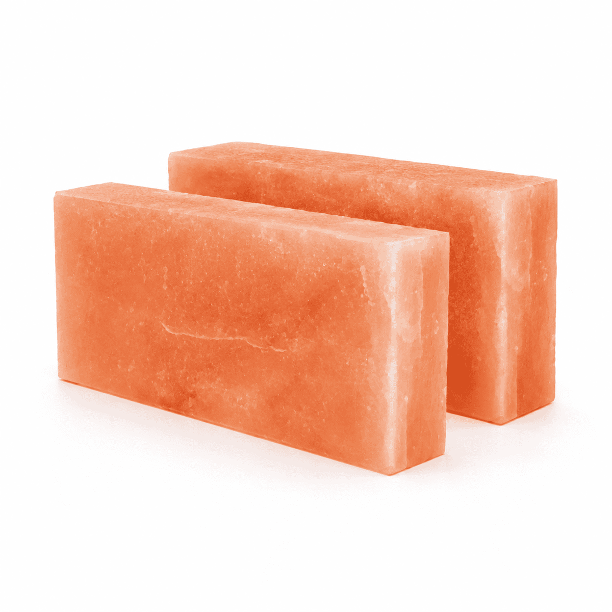 Natural Himalayan Salt Brick (Pack of 2) – studio product photo on a plain white background